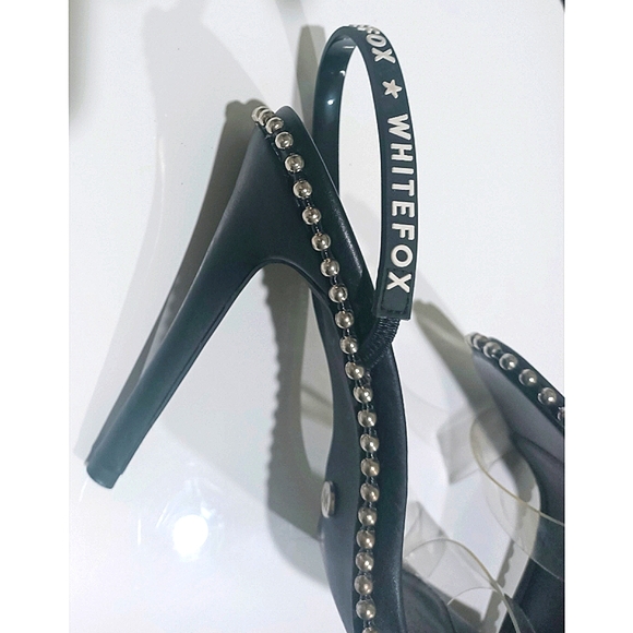 WHITE FOX Chaos studded heels *size 10* - Picture 7 of 11